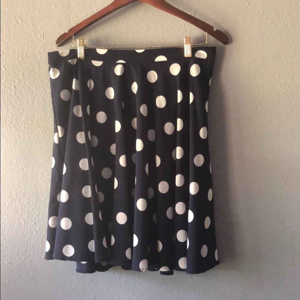 Polka dot skater skirt